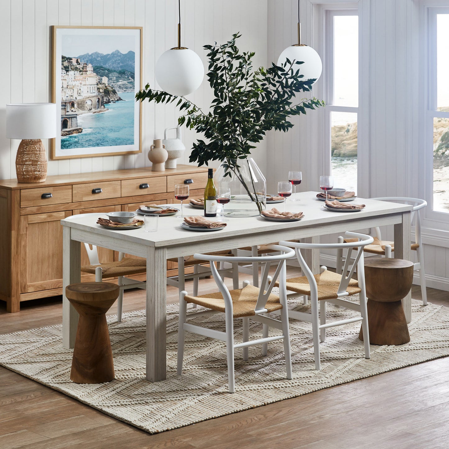 Diamante Hand-Woven Jute & Wool Rug