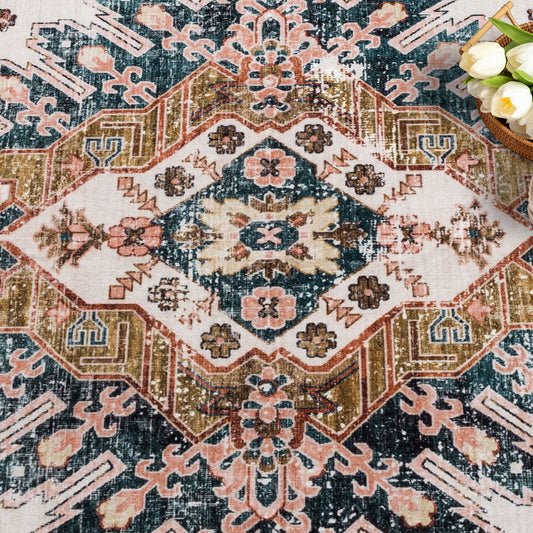 Retro Persian Rug Timeless Ivory Rug