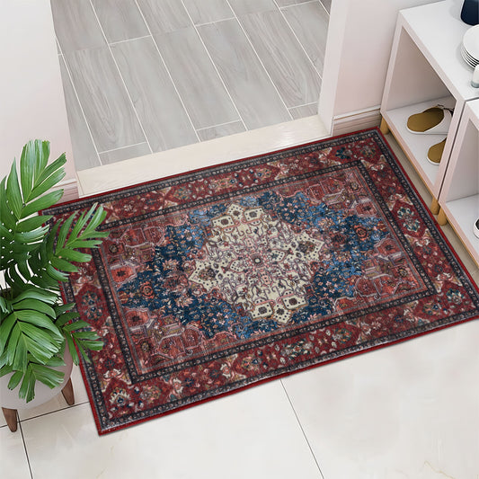 Retro Persian Rug Timeless Red Rug