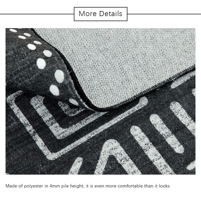 Midnight Plush Hallway Runner Rug – Ash