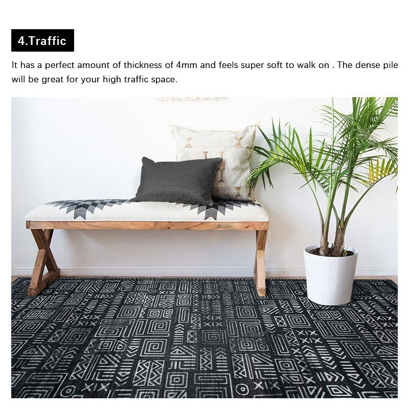 Midnight Plush Hallway Runner Rug – Ash